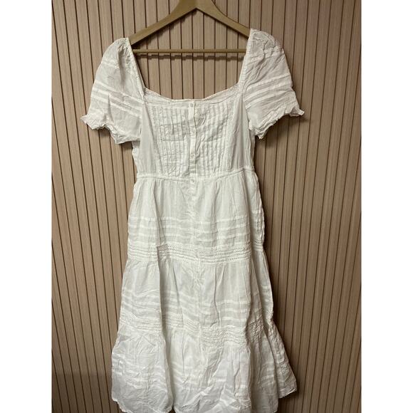 Sundance Dresses & Skirts - Sundance Cotton Tiered Dress in White Size Petite M